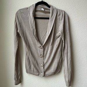 J Crew Silk Linen Cardigan - Size XS
